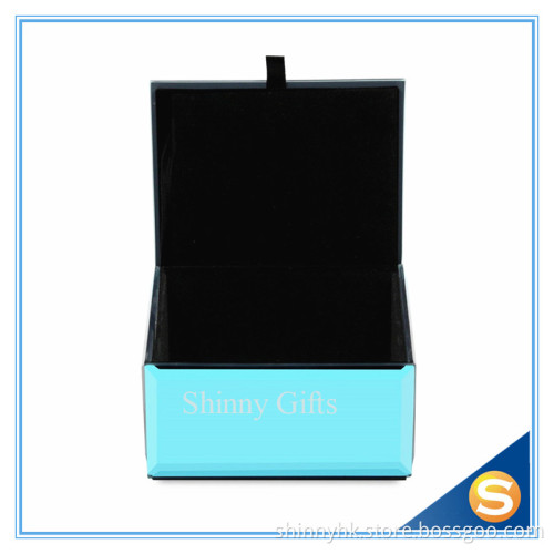 Wedding Gifts Custom Design Blue Glass Jewellery box